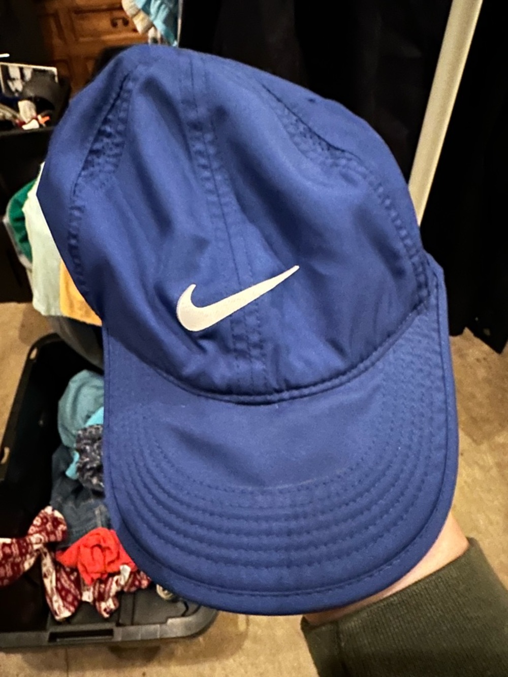 Nike Royal Blue Cap with White Swoosh